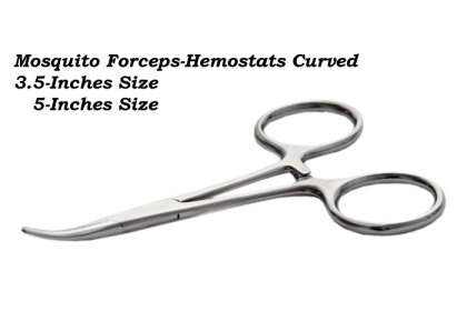 Mosquito Forceps-Hemostats Curved