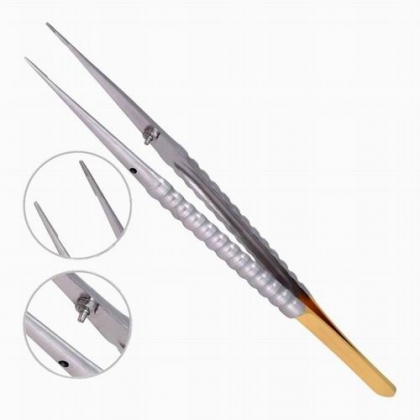 Micro Pointed Straight Tweezers 15cm